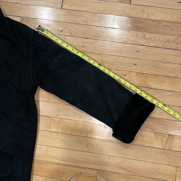 Ivan Grundahl genuine leather shearling long coat - Picture 12 of 15